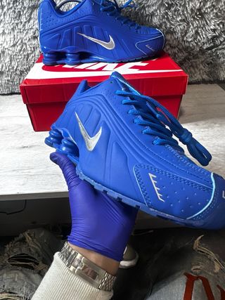 Nike Shox Azul Plata