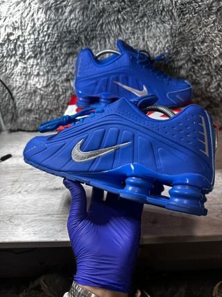 Nike Shox Azul Plata