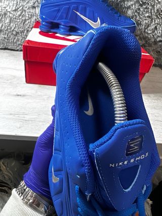 Nike Shox Azul Plata