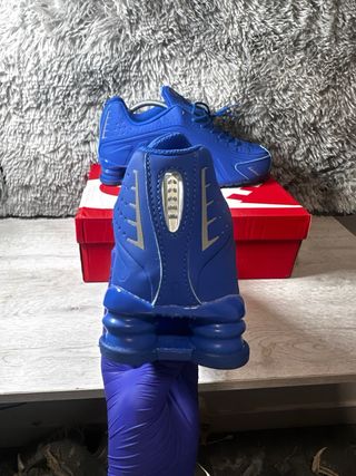 Nike Shox Azul Plata