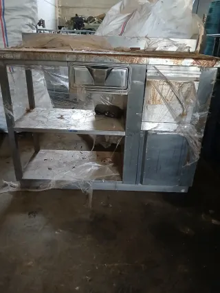 Mueble Acero Industrial para Máquina Café