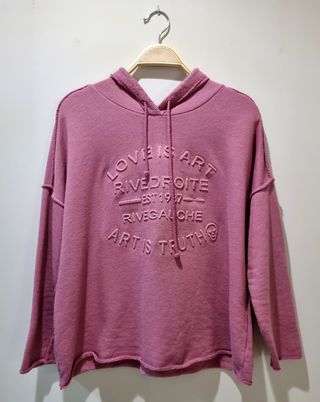 Sudadera Made in Italy Rosa - Love is Art