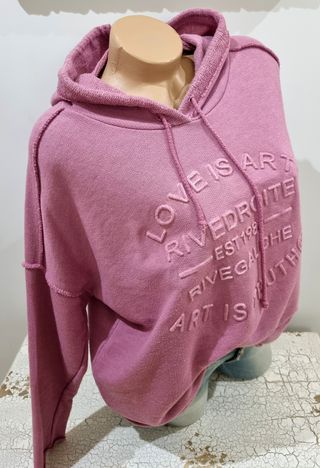 Sudadera Made in Italy Rosa - Love is Art