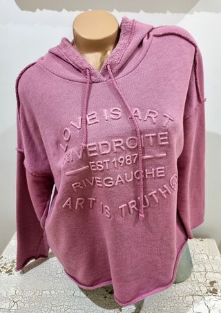 Sudadera Made in Italy Rosa - Love is Art