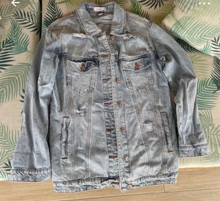 Cazadora Vaquera Rota Azul