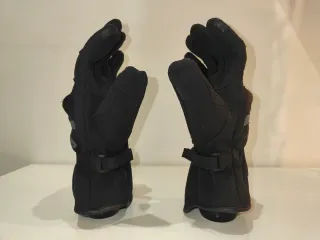 Guantes Moto Snowboard Esquí Negros