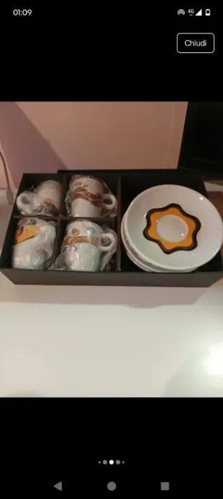 Set zuccheriera e tazzine da caffè