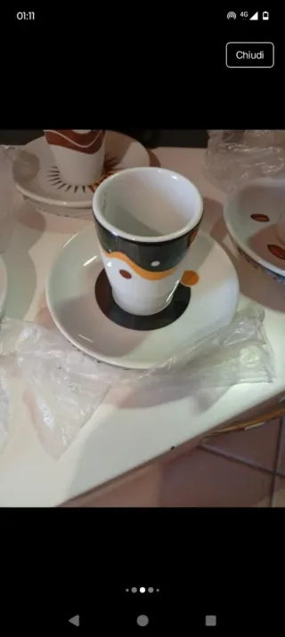 Set zuccheriera e tazzine da caffè