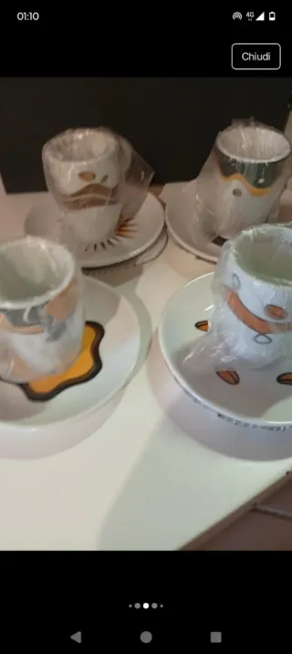 Set zuccheriera e tazzine da caffè