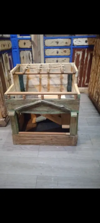 Caseta para hámster de madera