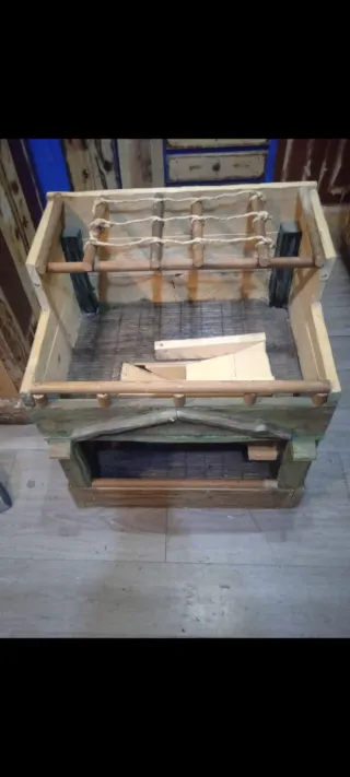 Caseta para hámster de madera