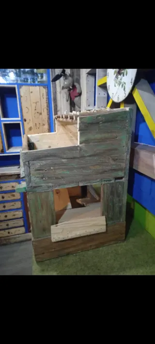 Caseta para hámster de madera