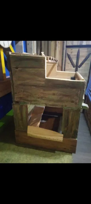 Caseta para hámster de madera