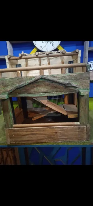 Caseta para hámster de madera