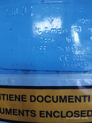 Compresor de aire azul