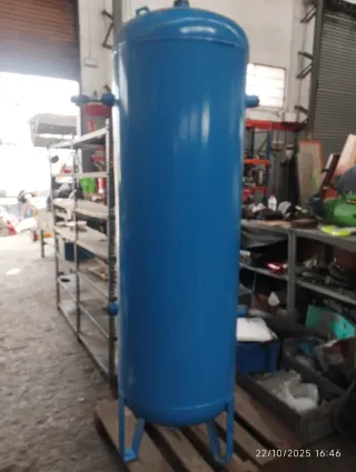 Compresor de aire azul