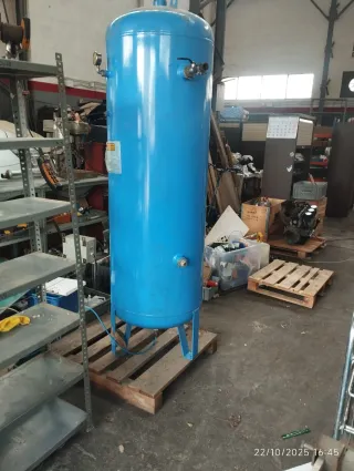 Compresor de aire azul