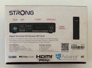 Decodificador TDT Full HD STRONG SRT 8119