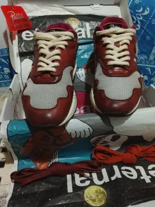 Zapatillas Nike Air Max Patta Rojas y Grises