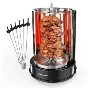 Asador Giratorio con Pincho para Brochetas