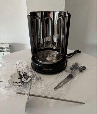 Asador Giratorio con Pincho para Brochetas