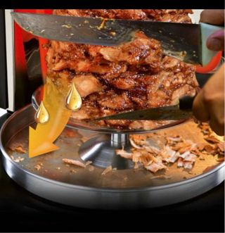 Asador Giratorio con Pincho para Brochetas