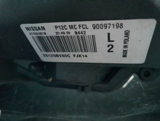 90097198 faro izquierdo nissan juke acenta 1146580