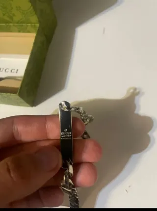 Pulsera de Estilo Gucci Plata
