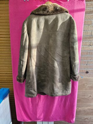 Chaquetón Piel Vuelta Borrego y Ante Talla L 58x87