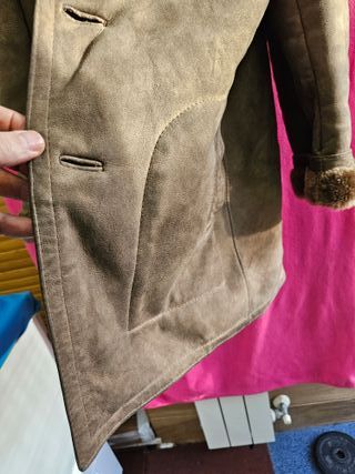 Chaquetón Piel Vuelta Borrego y Ante Talla L 58x87