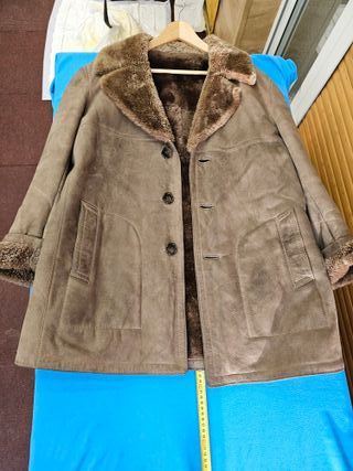 Chaquetón Piel Vuelta Borrego y Ante Talla L 58x87