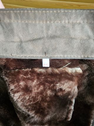 Chaquetón Piel Vuelta Borrego y Ante Talla L 58x87