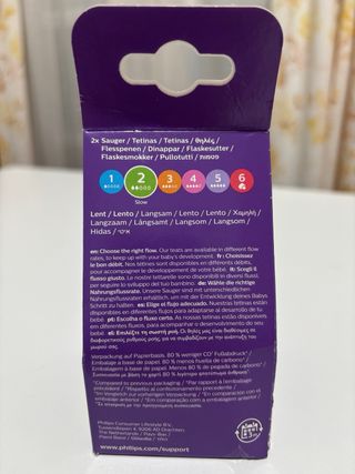 Tetinas Philips Avent Natural - 2 uds