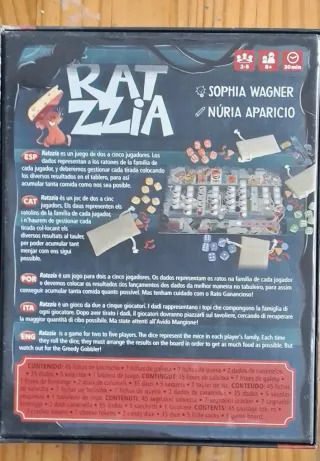 Juego de mesa Ratzzia