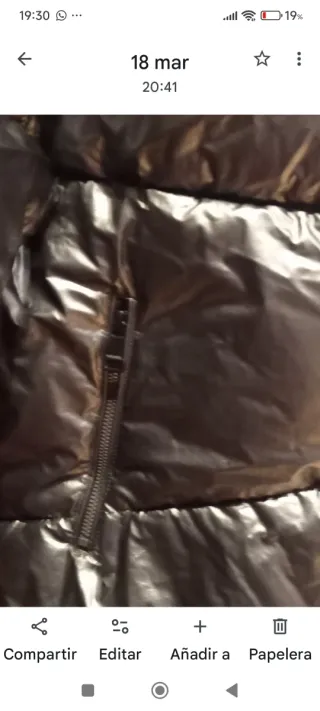 Plumifero Tintoretto Talla M con etiqueta