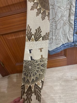 Cazadora Desigual vaquera y pana bordada