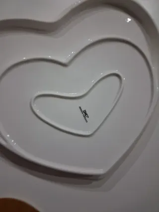 Tagliere a forma di cuore con coltelli NUOVO