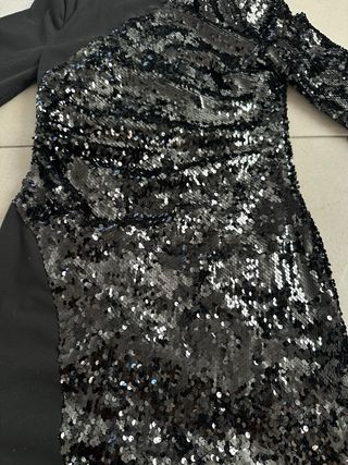 Vestido lentejuelas Zara
