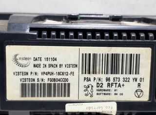 1127797 mando calefaccion 96573322 peugeot 407 st