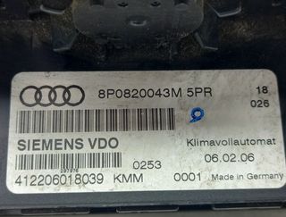 Audi 1132641 mando climatizador 8p0820043m a3 (8p)