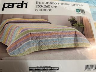 Trapuntino matrimoniale Parah 250x260 cm