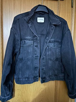 Chaqueta vaquera Clockhouse negra Talla M