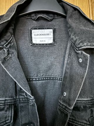 Chaqueta vaquera Clockhouse negra Talla M