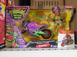 Tartarughe Ninja Raffaello con Moto