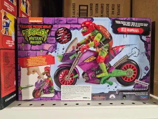 Tartarughe Ninja Raffaello con Moto