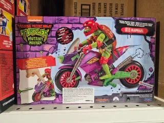 Tartarughe Ninja Raffaello con Moto