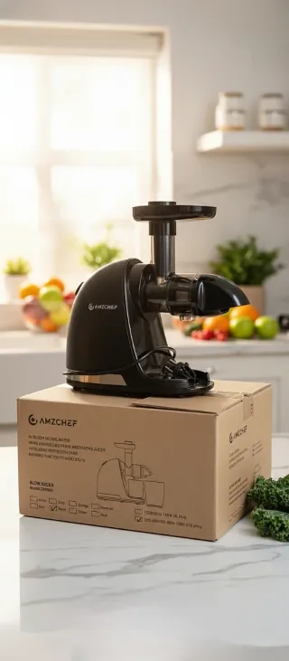 Extractor de Jugos AMZCHEF Negro