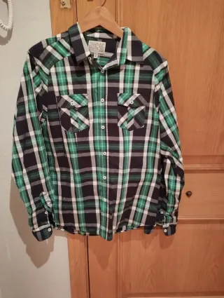 Camisa New Caro cuadros hombre Talla S