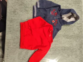 Conjunto 2 sudaderas bebé 12-18 meses