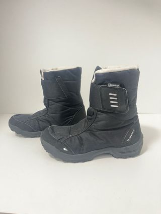 Botas impermeables para invierno.